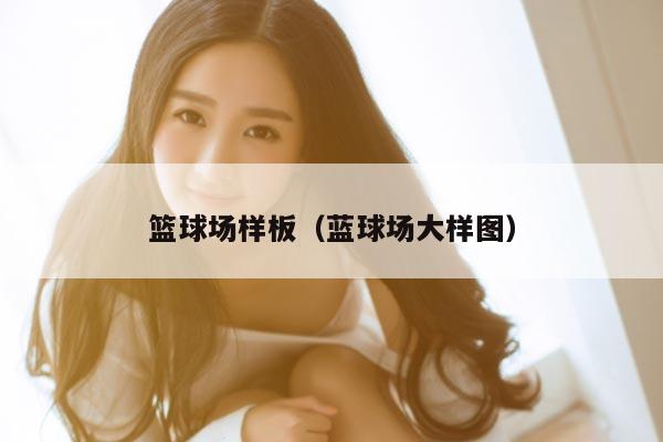 篮球场样板（蓝球场大样图）