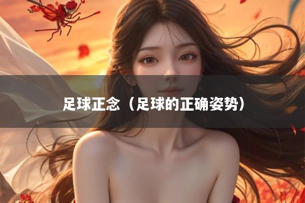足球正念（足球的正确姿势）
